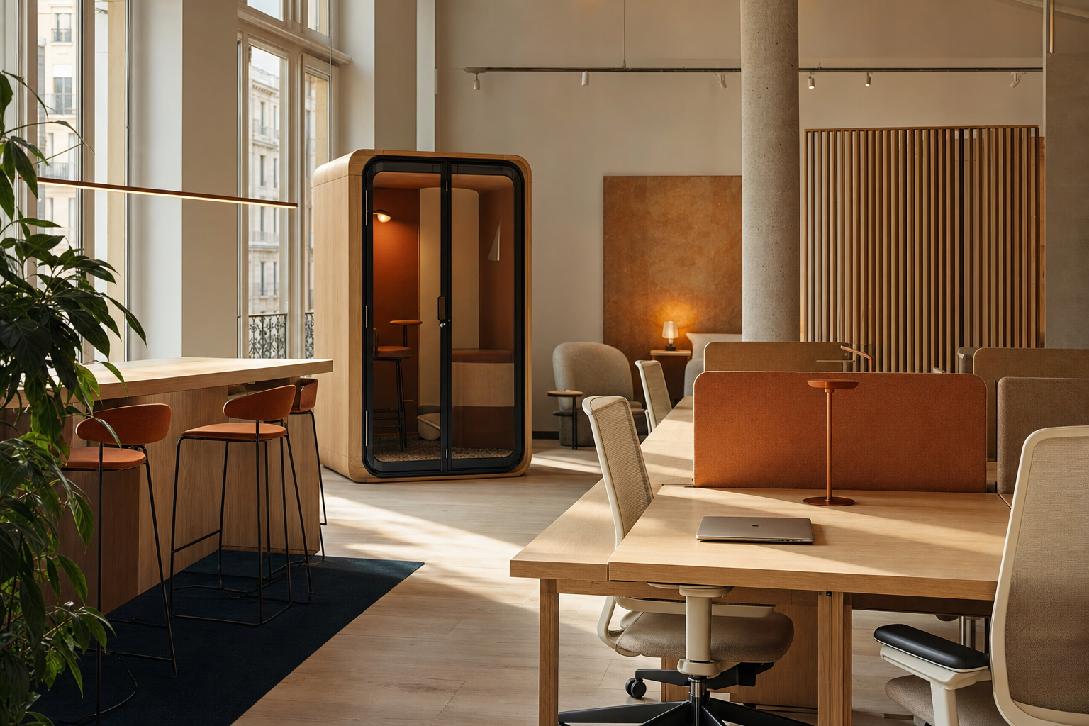 Flexible Workspace Solutions: Furniture That Moves with You — office / coworking furniture