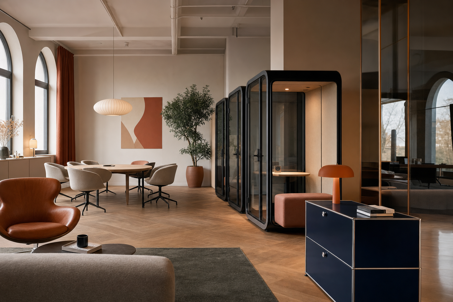 Soundproof Booth Rental: Flexible & Circular | Enky — circular furniture models, reuse, FaaS longevity