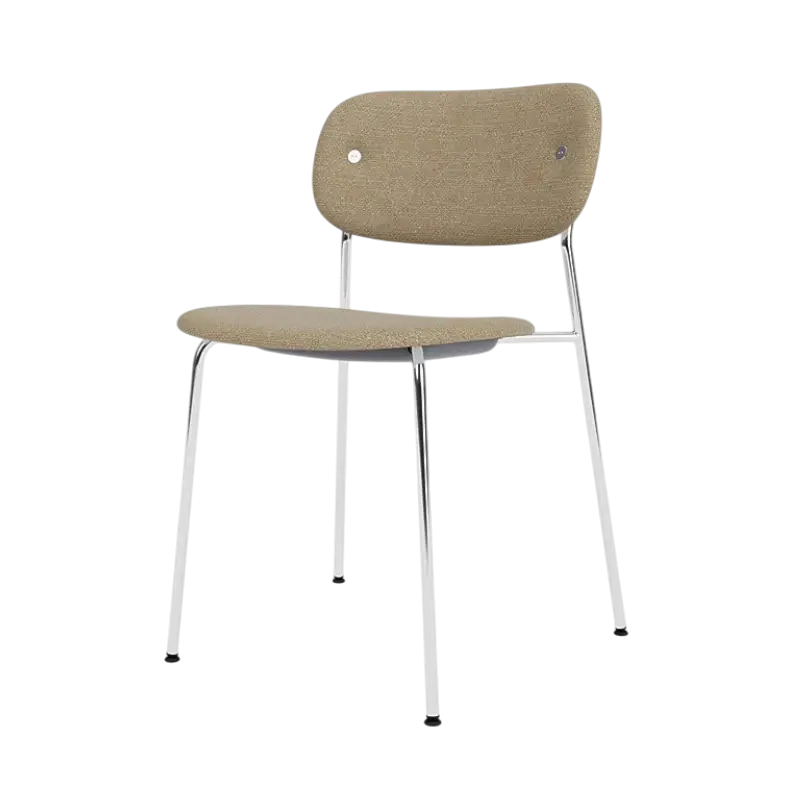 Co Dining Chair 4 legs Base Fully Upholstered without Arms