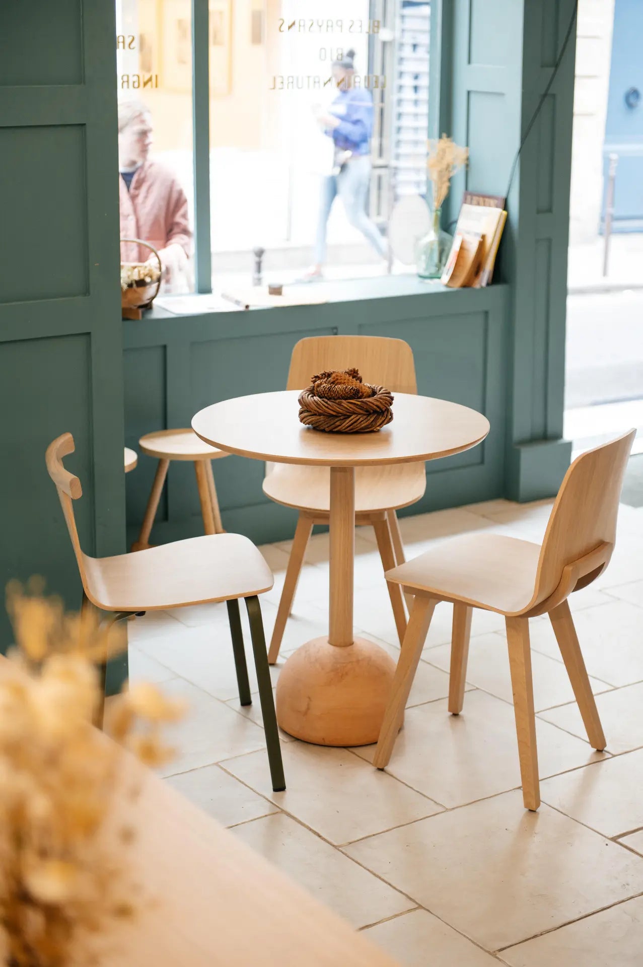 Chaise Atal Siège en bois