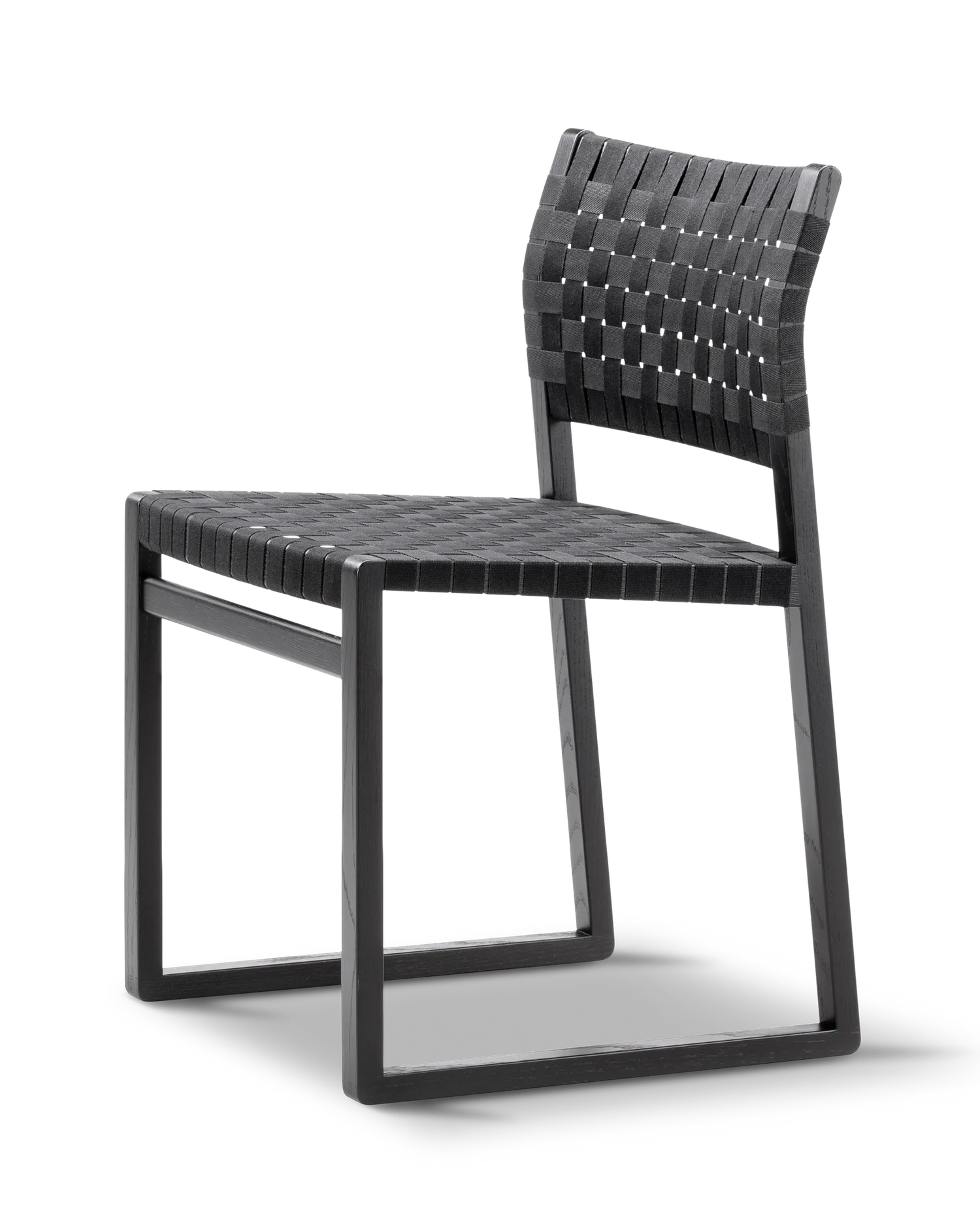 Chaise BM61 en rotin, modèle 3261