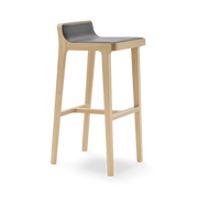 Emea Bar Stool 81 cm Seat Front Upholstered Low Back