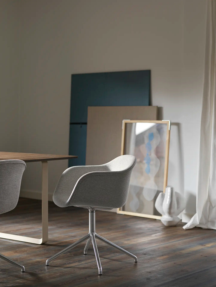 Fiber Conference Armchair Swivel Base