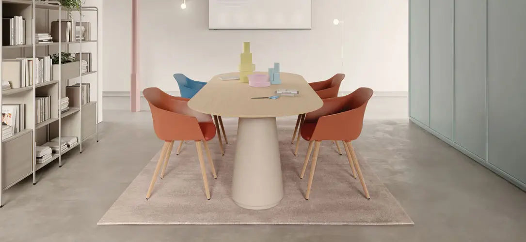 Dorik Meeting Table - Oval 240x120 H74