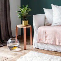 Lou Stool - Solid Oak