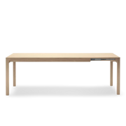 Table rectangulaire Laia avec rallonge de 50 cm
