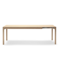 Table rectangulaire Laia avec rallonge de 50 cm