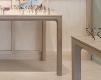 Table rectangulaire Laia avec rallonge de 50 cm