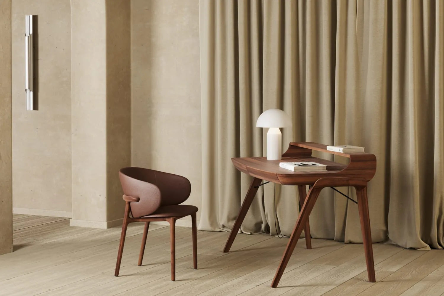 Picard Desk with Shelf