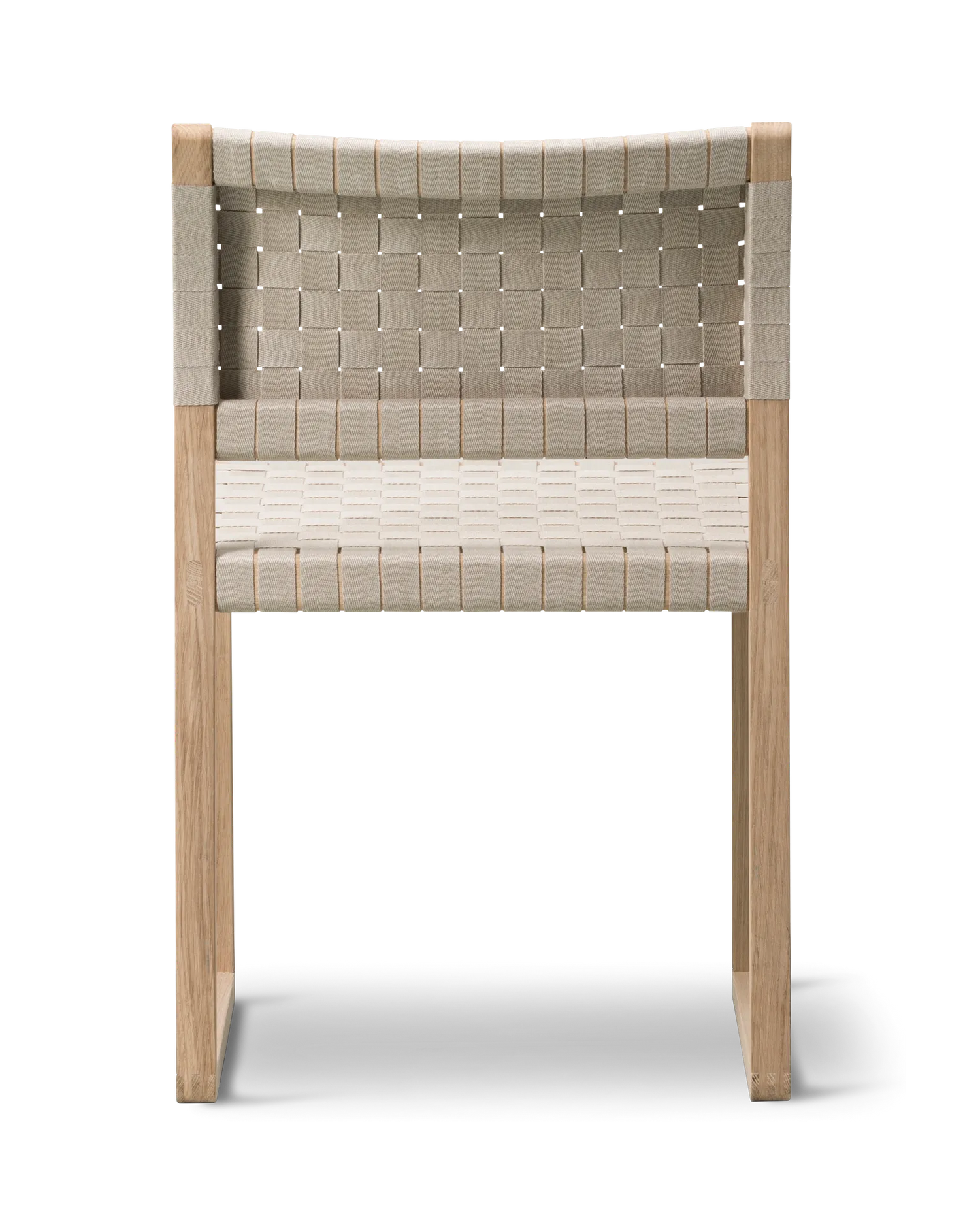 Chaise BM61 en rotin, modèle 3261