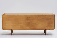 Walnut sideboard, 1950s-1970s