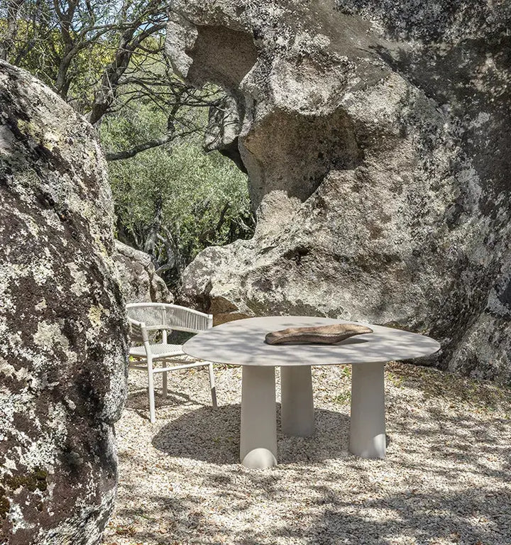 Bold Triangular Dining Table
