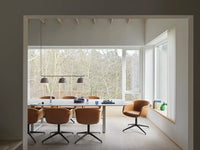 Fiber Conference Armchair Swivel Base