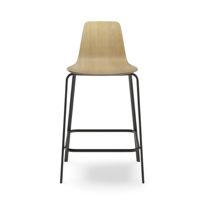 Atal Bar Stool 81 cm Wooden Seat