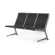 Passport Polyurethane 3 Seats Bench without Armrest