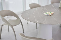 Dorik Meeting Table Outdoor - Oval 240x120 H74