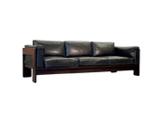 Bastiano Leather Sofa by Afra and Tobia Scarpa for Gavina, 1960s - 3 Seater
