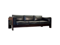 Bastiano Leather Sofa by Afra and Tobia Scarpa for Gavina, 1960s - 3 Seater