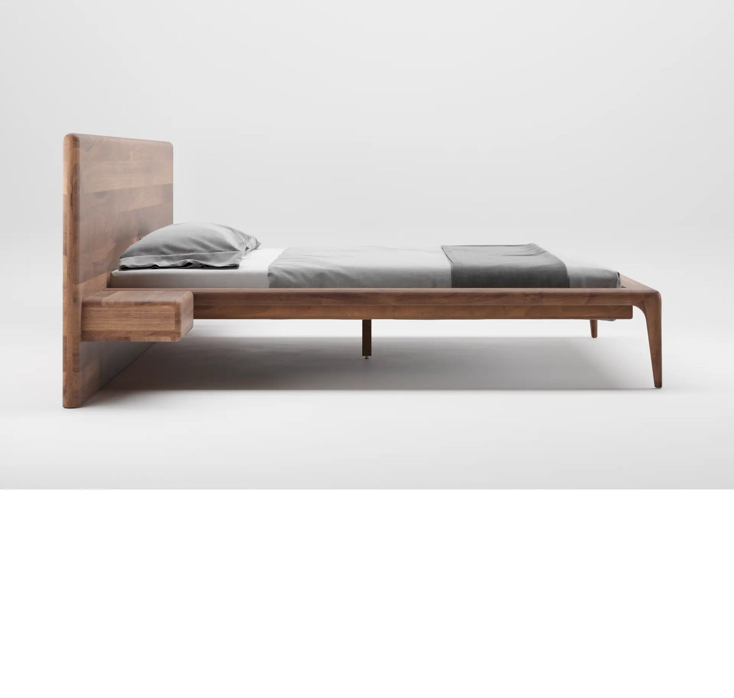 Latus Bed Wide Headboard + 2 Drawers
