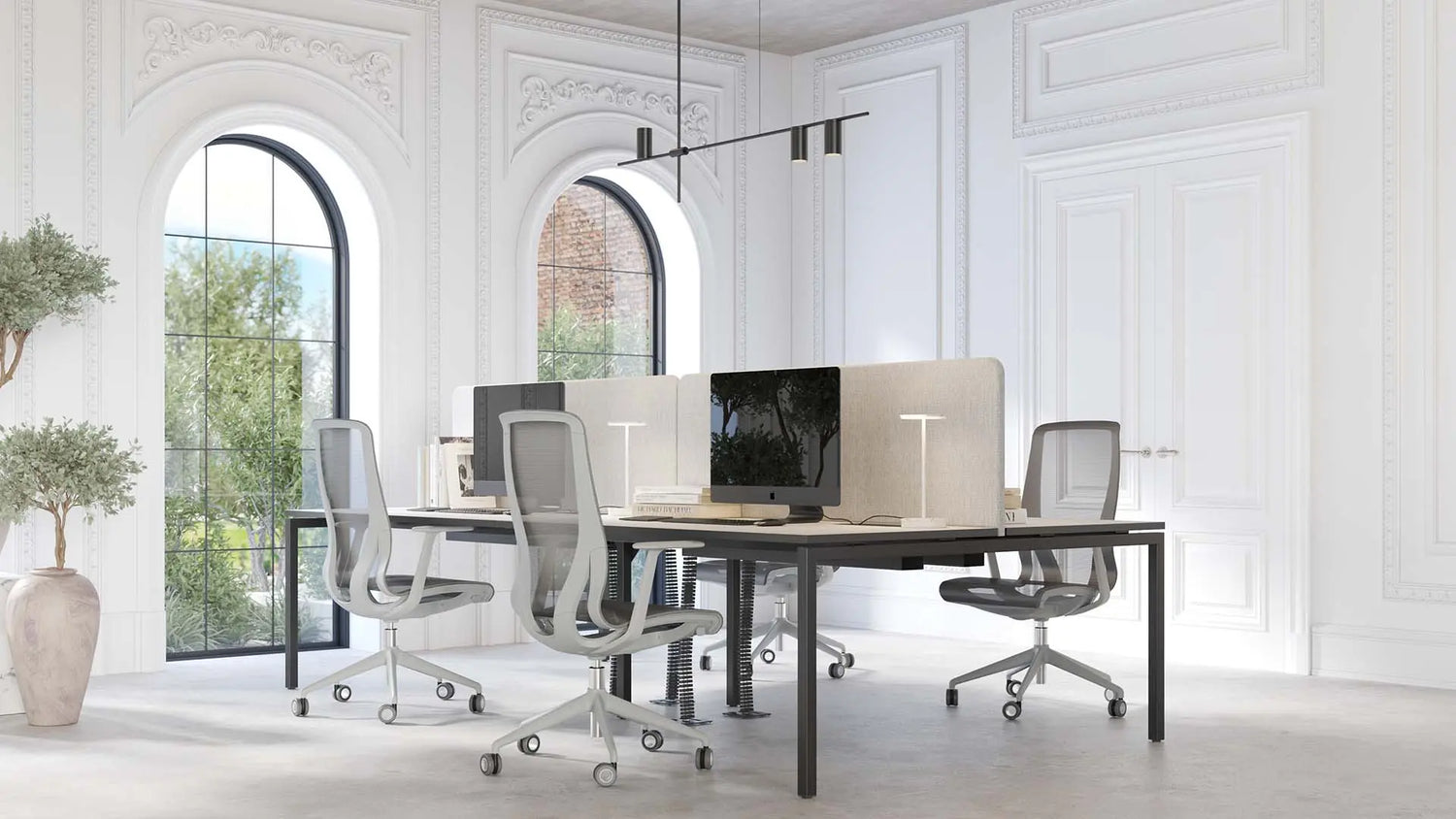 Nova U Bench Desk - 2 Persons
