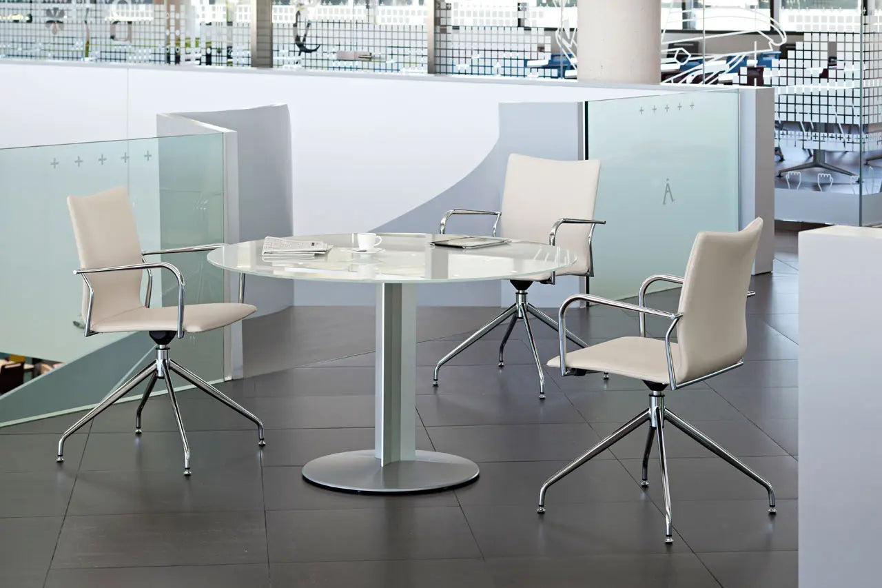 Ikara Upholstered Swivel Base with Glides