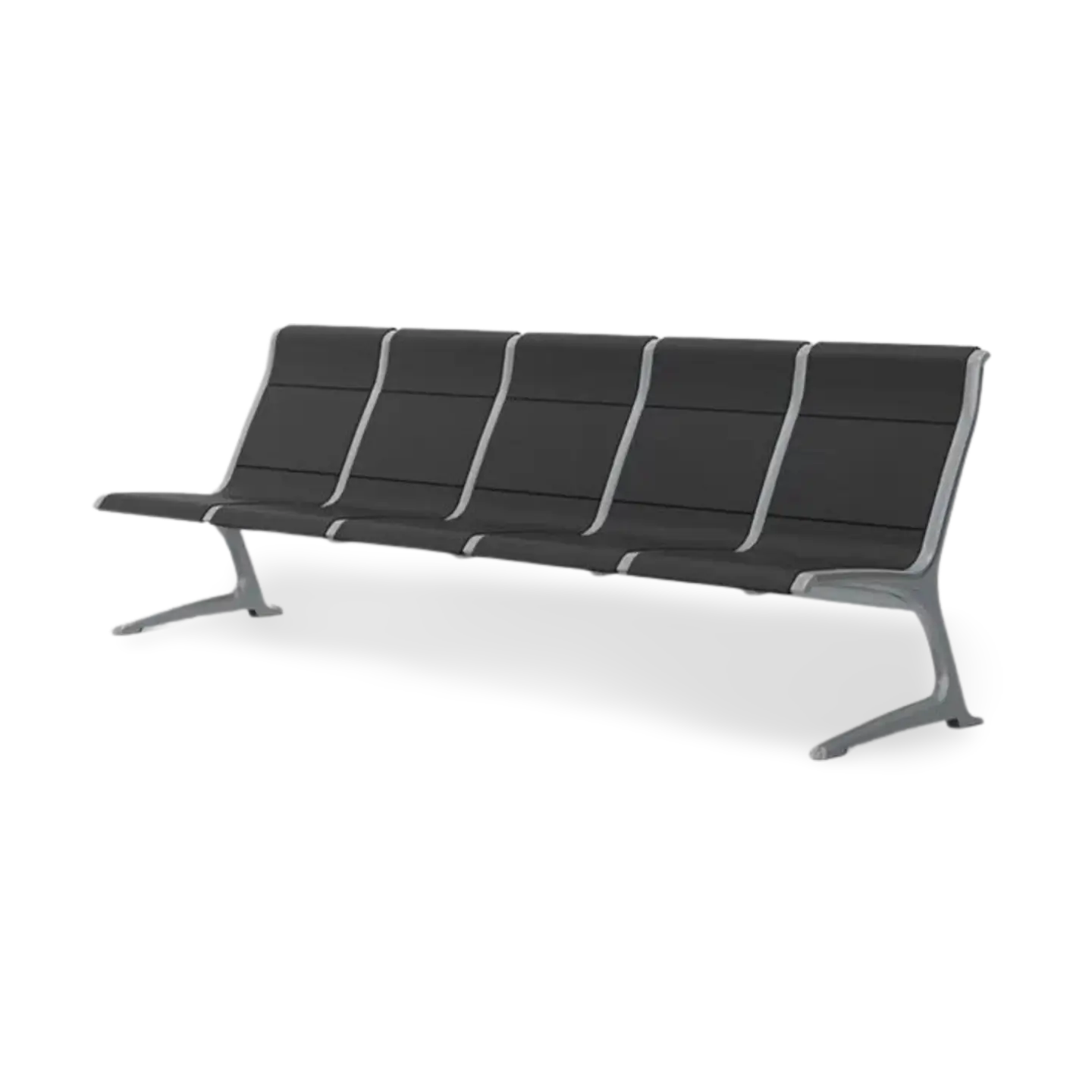Passport Polyurethane 5 Seats Bench without Armrest