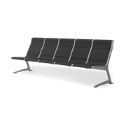Passport Polyurethane 5 Seats Bench without Armrest