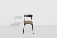 Fromme Chaise en bois tapissée de tissu