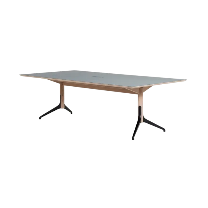Woodstock Single Column Conference Table - 1 Top and 2 Legs