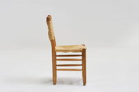 Set of 6 dining chairs 'Bauche n°19' by Charlotte Perriand