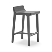 Emea Tabouret de comptoir 66 cm Siège en bois à dossier bas