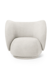 Rico Lounge Chair - Bouclé Off-White