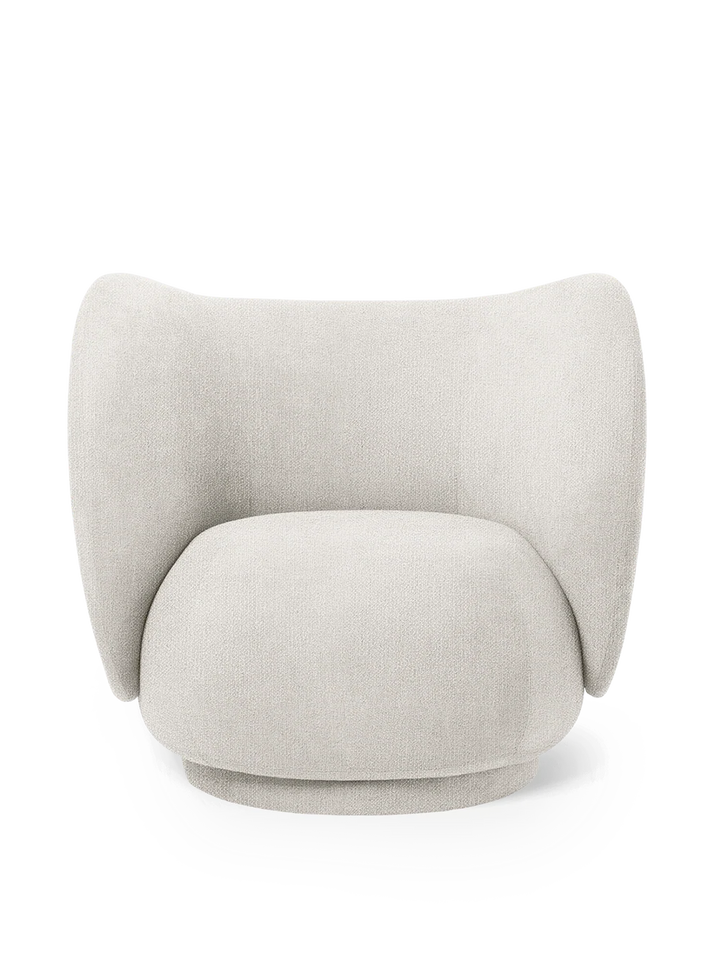 Rico Lounge Chair - Bouclé Off-White