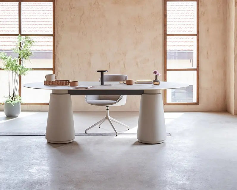 Dorik Meeting Table - Oval 240x120 H74
