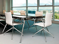 Ikara Upholstered Swivel Base with Glides