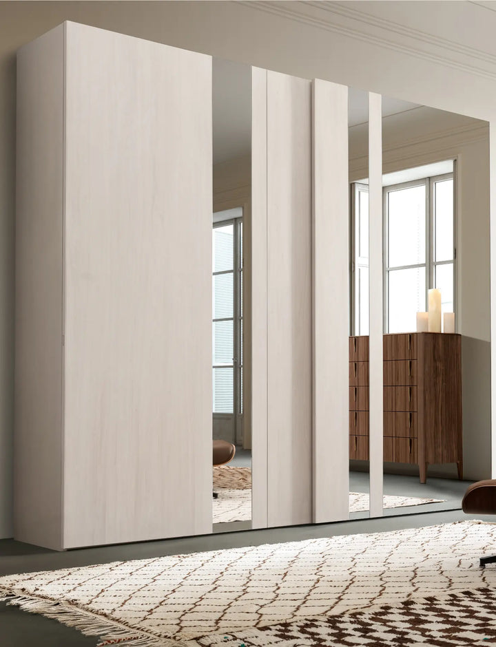 Domino Wardrobe With 2 Slidding Doors and 2 Mirrors