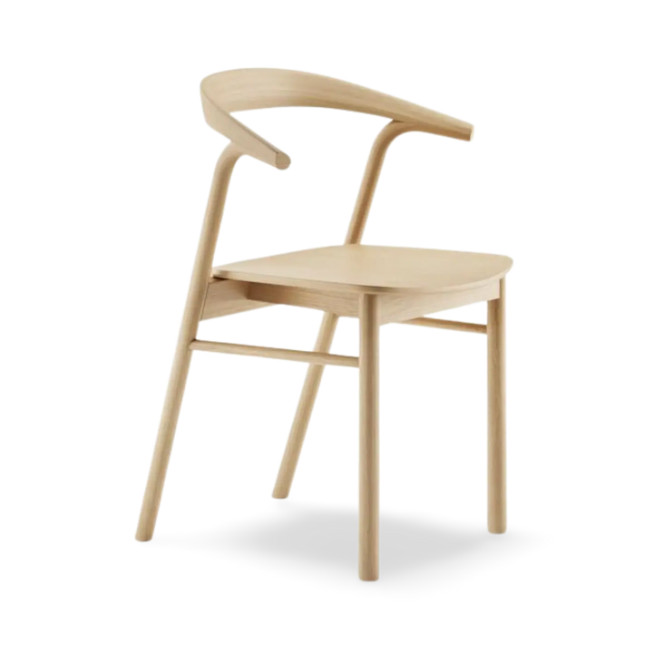 Makil Wooden Seat Chair