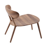 Chaise Longue Wu Assise En Bois