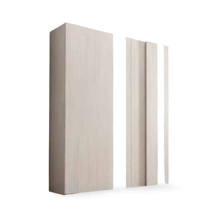 Armoire Domino avec 2 portes coulissantes et 2 miroirs