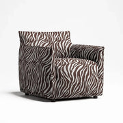 Le Petite Armchair Zebra/Brown/White