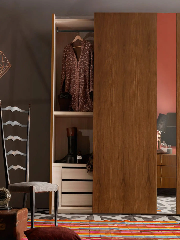 Domino Wardrobe With 2 Slidding Doors and 2 Mirrors