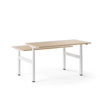 MOTION Sit Stand Desk - 2 Person Bench Metal Legs