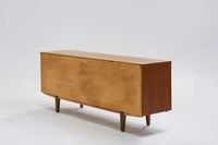 Walnut sideboard, 1950s-1970s