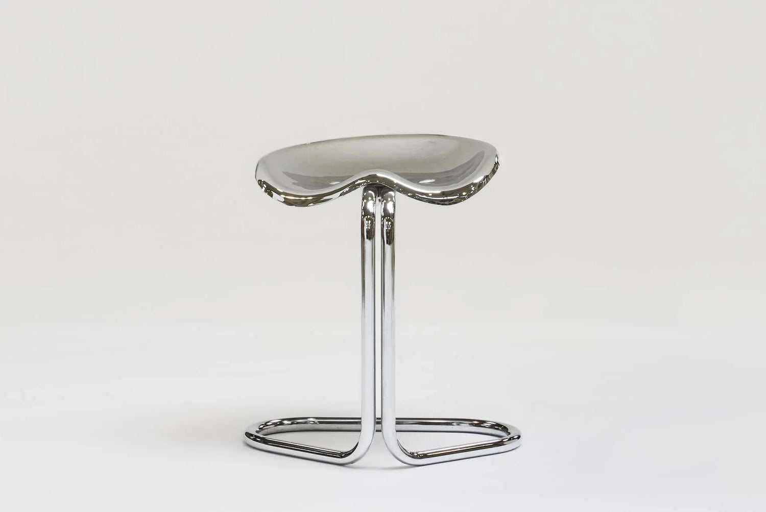 Metal stool by Rodney Kinsman