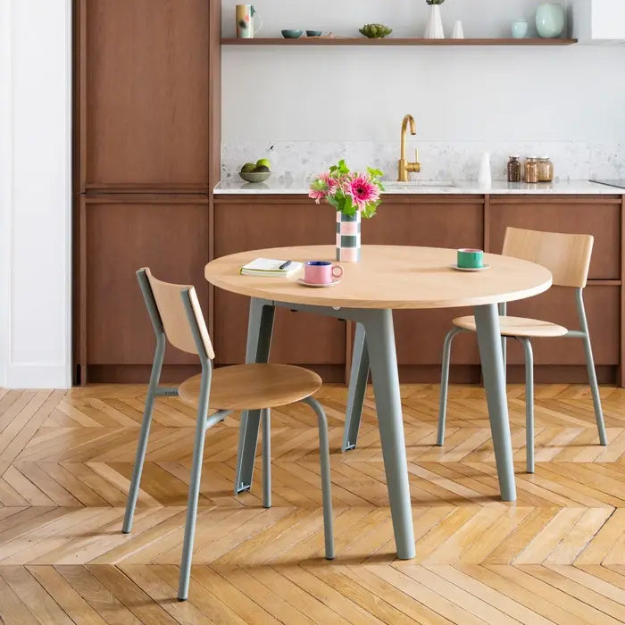 New Modern Round Table Ø110cm - Reclaimed Wood