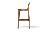 Tabouret de bar Leaf - Placage/ Dossier & Assise en Bois Massif