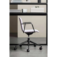 Sky Armchair 5 Star Base with Castors Upholstered