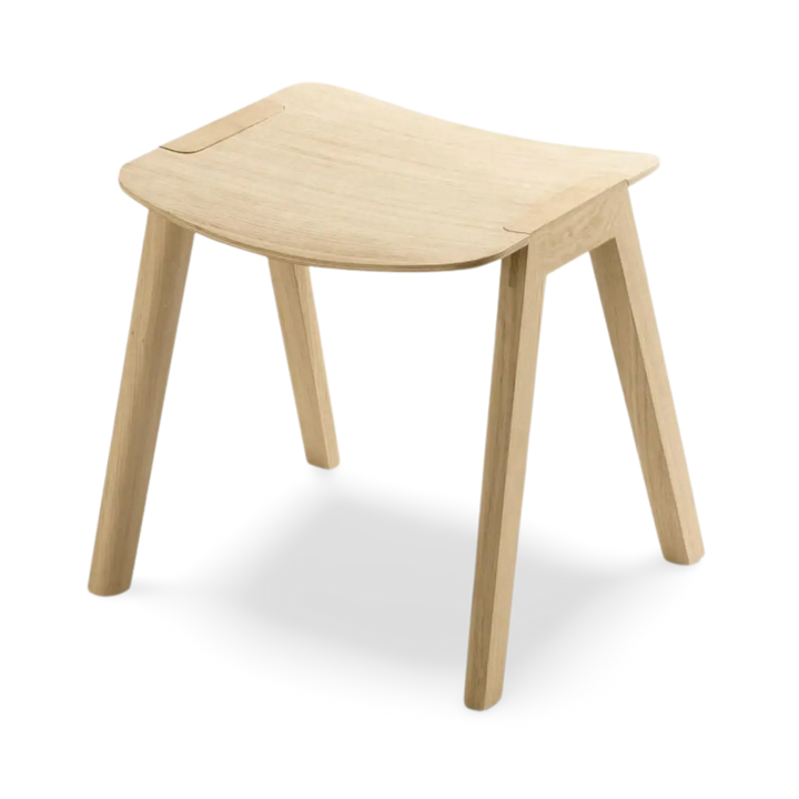 Heldu Auxiliary Chair Wooden Seat