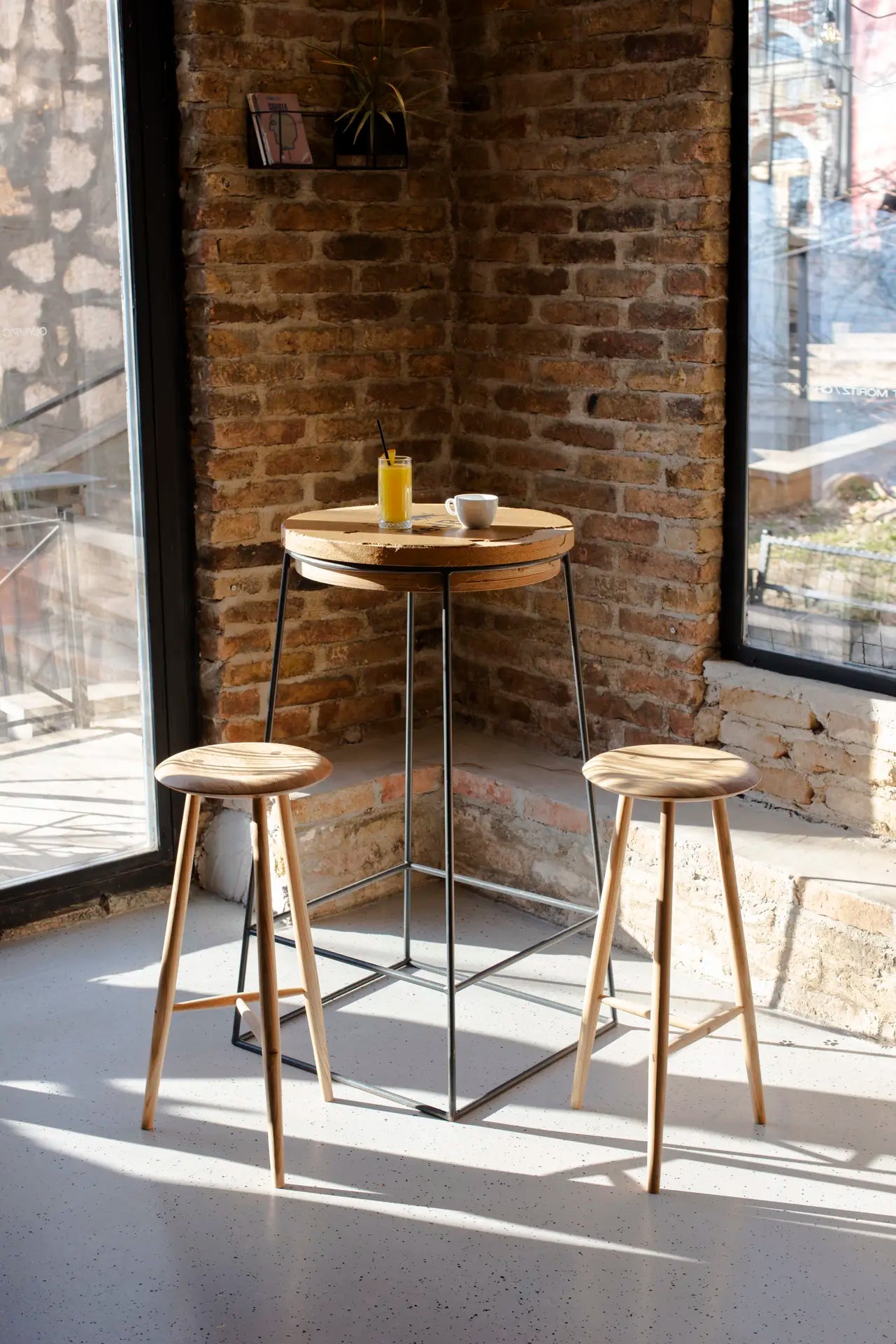 Tabouret de bar et de comptoir Blanc