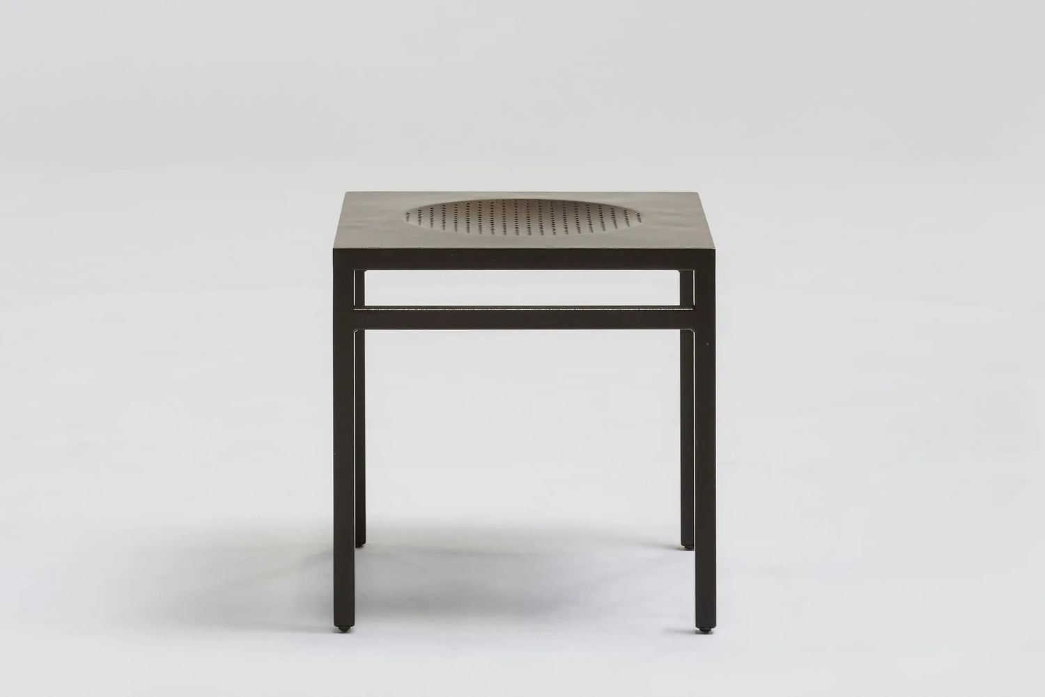Aluminium stool 'Synthèse 2' by Christian Duc